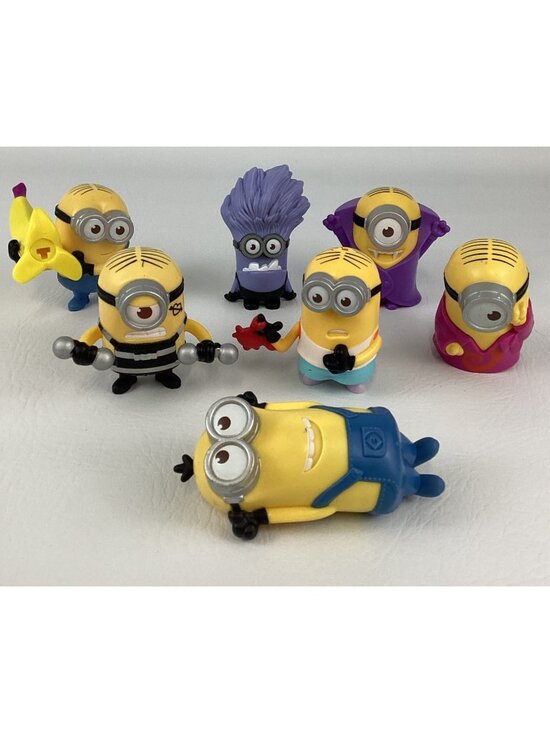 Universal Other - Despicable Me Minions Rise Of Gru Figure Topper Bundle Toy Lot McDonald's